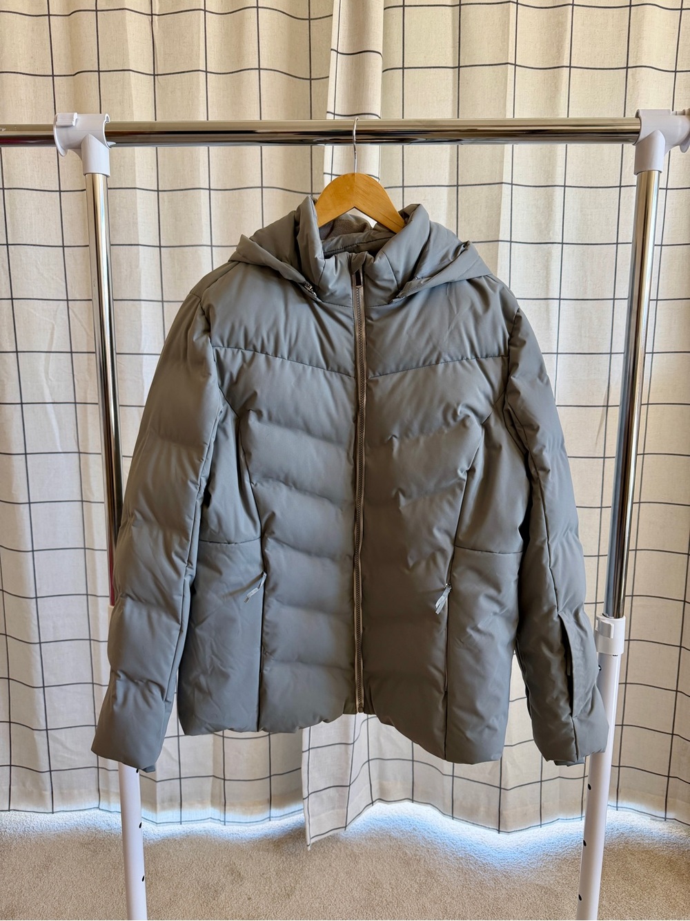 Time and Tru Women’s Ski Jacket XL 16-18 Gray Hooded